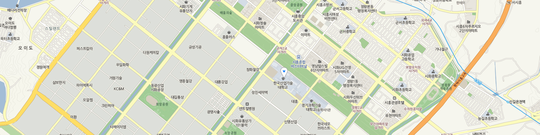 경기도 시흥시 정왕동 2121 한국산업기술대학교 산학융합관 333호